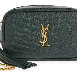 Yves Saint Laurent Dark Green Crossbody Bag (Authentic)